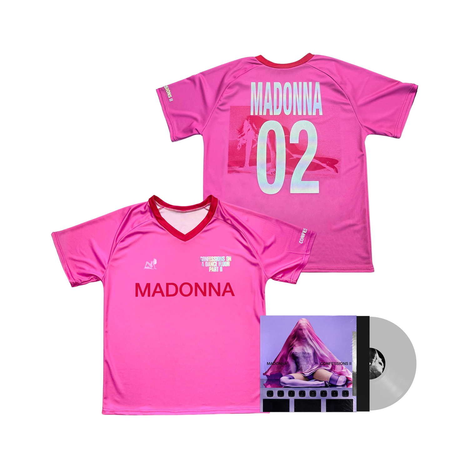 CONFESSIONS II JERSEY & 16-track Numbered Deluxe 2LP – Madonna