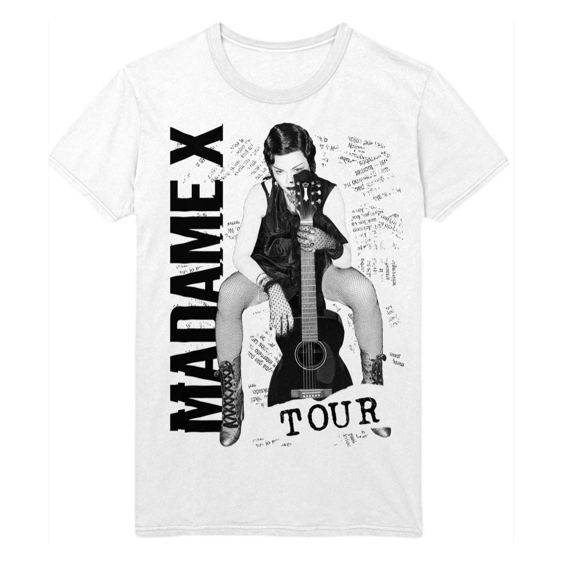 Madame X Tour Tee - White-Madonna