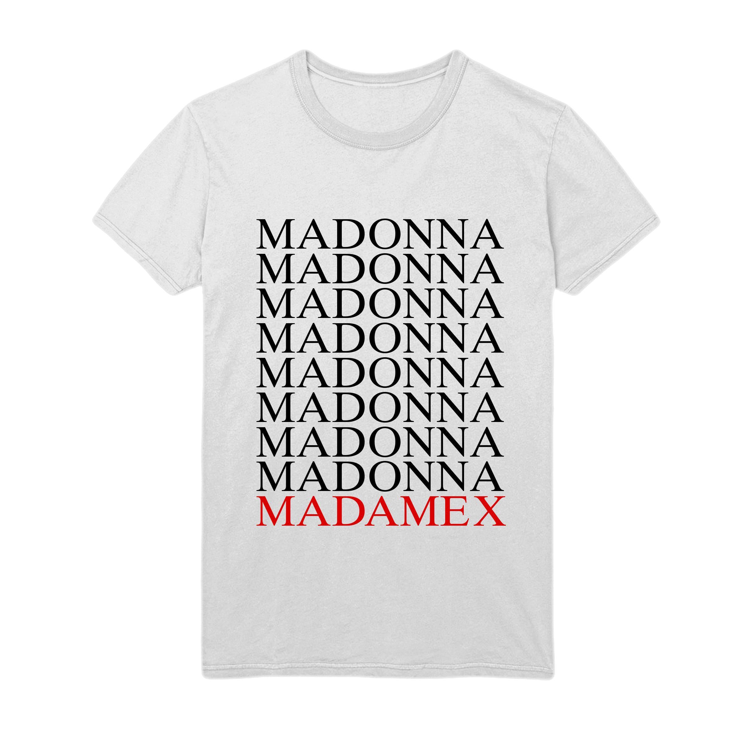 Madonna Madame X logo tee - white-Madonna