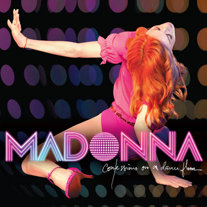 Dance Image of Madonna with MADONNA CONFESSIONS ON A DANCE FLOOR printed on the front
