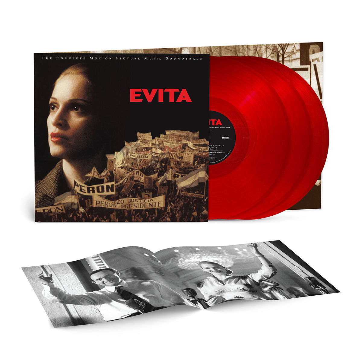 Evita 3LP Deluxe Set (Translucent Red Vinyl)