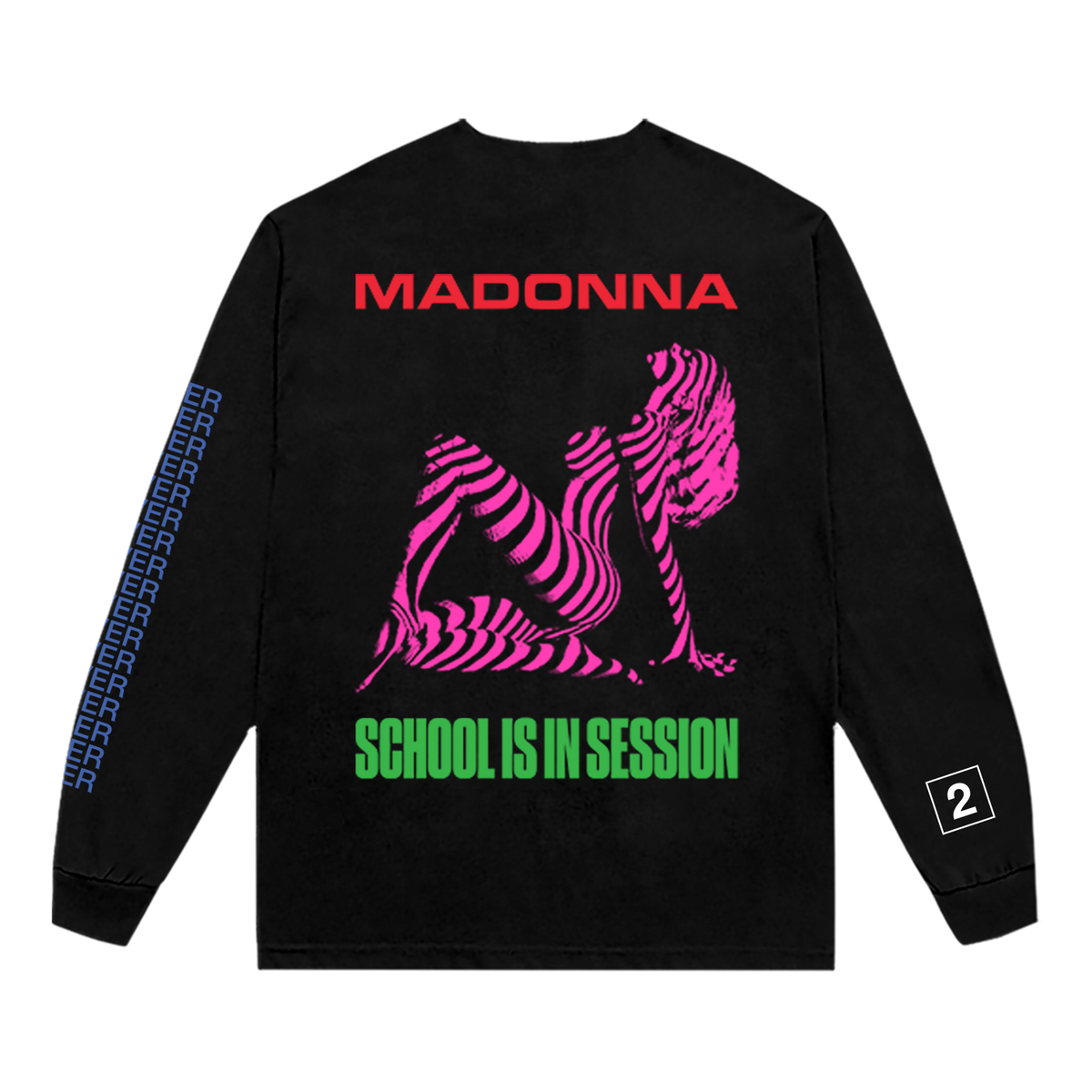 SCHOOL IS IN SESSION BLACK LONG SLEEVE TEE