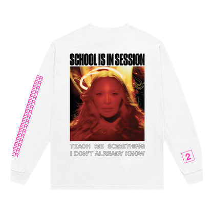 SCHOOL IS IN SESSION HALO LONG SLEEVE TEE