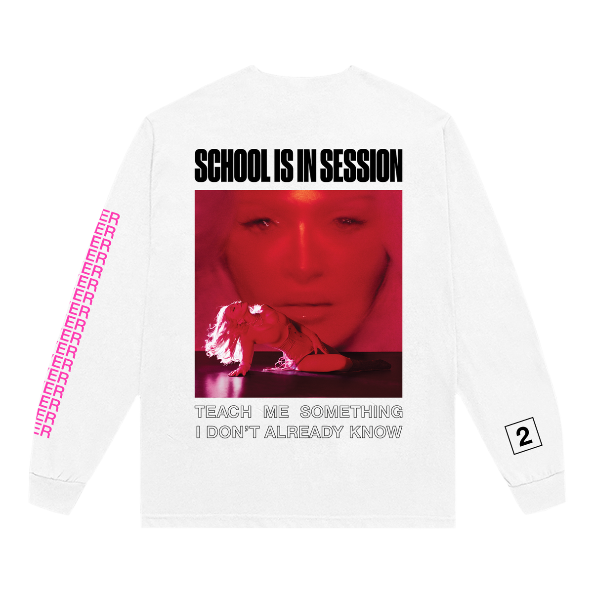 SCHOOL IS IN SESSION PROJECTION LONG SLEEVE TEE