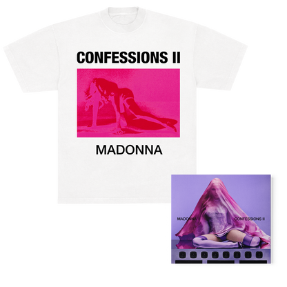CONFESSIONS II NEON TEE & 16-Track CD