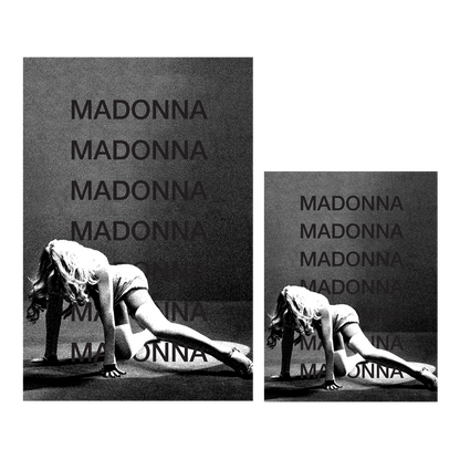 DANCE FLOOR SCREEN PRINT POSTER (BW)
