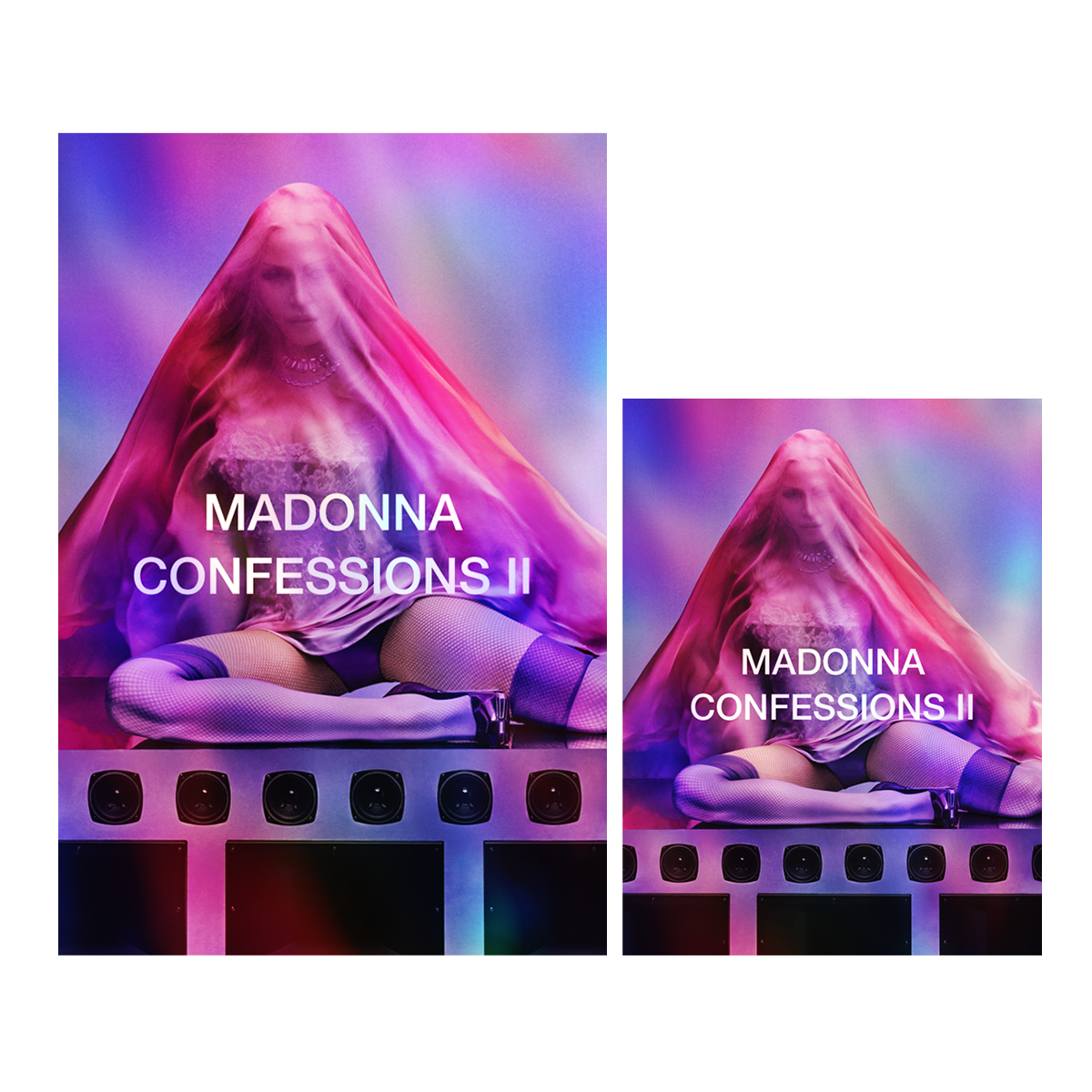 CONFESSIONS II ALBUM COVER HOLOGRAM POSTER