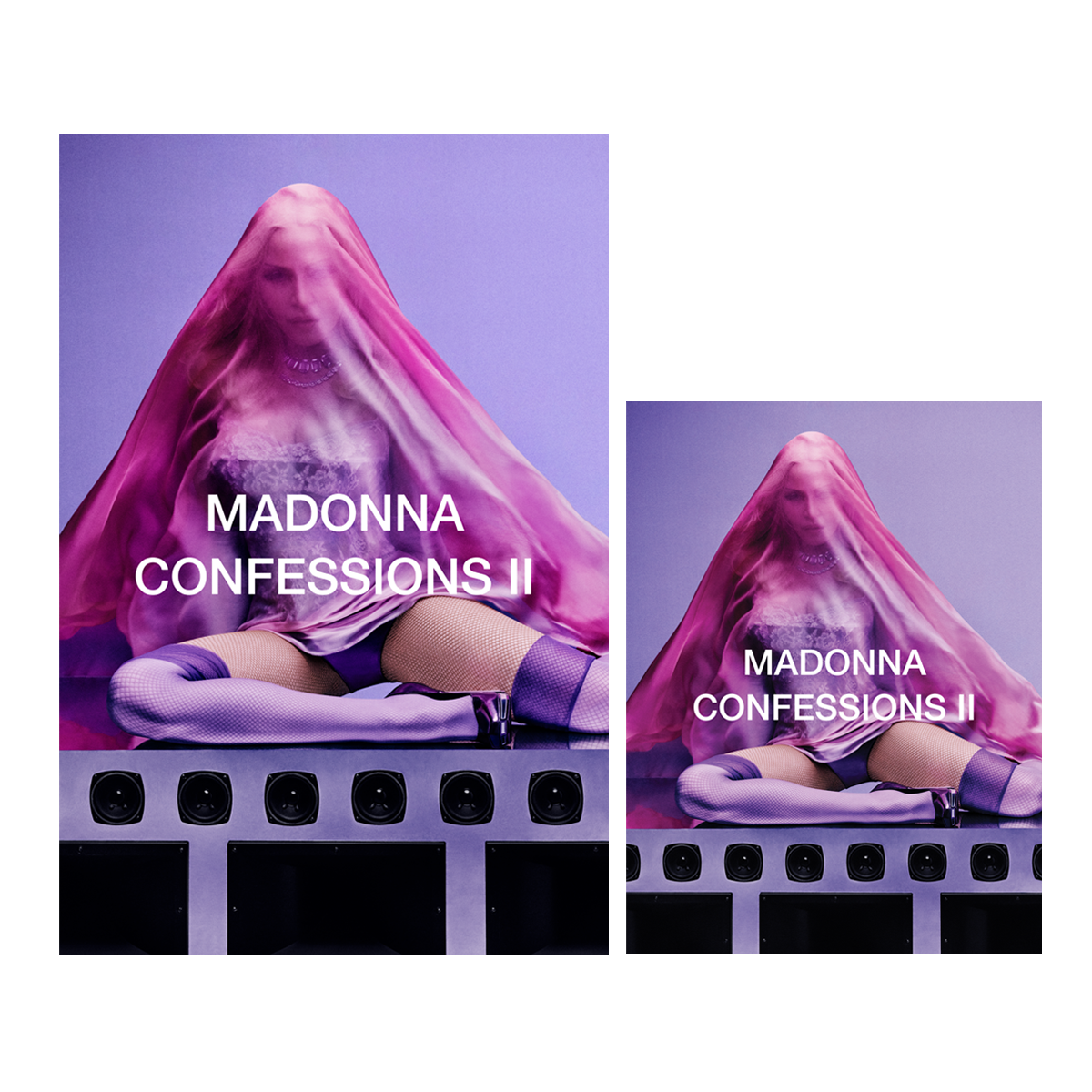 CONFESSIONS II ALBUM COVER HOLOGRAM POSTER