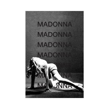 DANCE FLOOR SCREEN PRINT POSTER (BW)