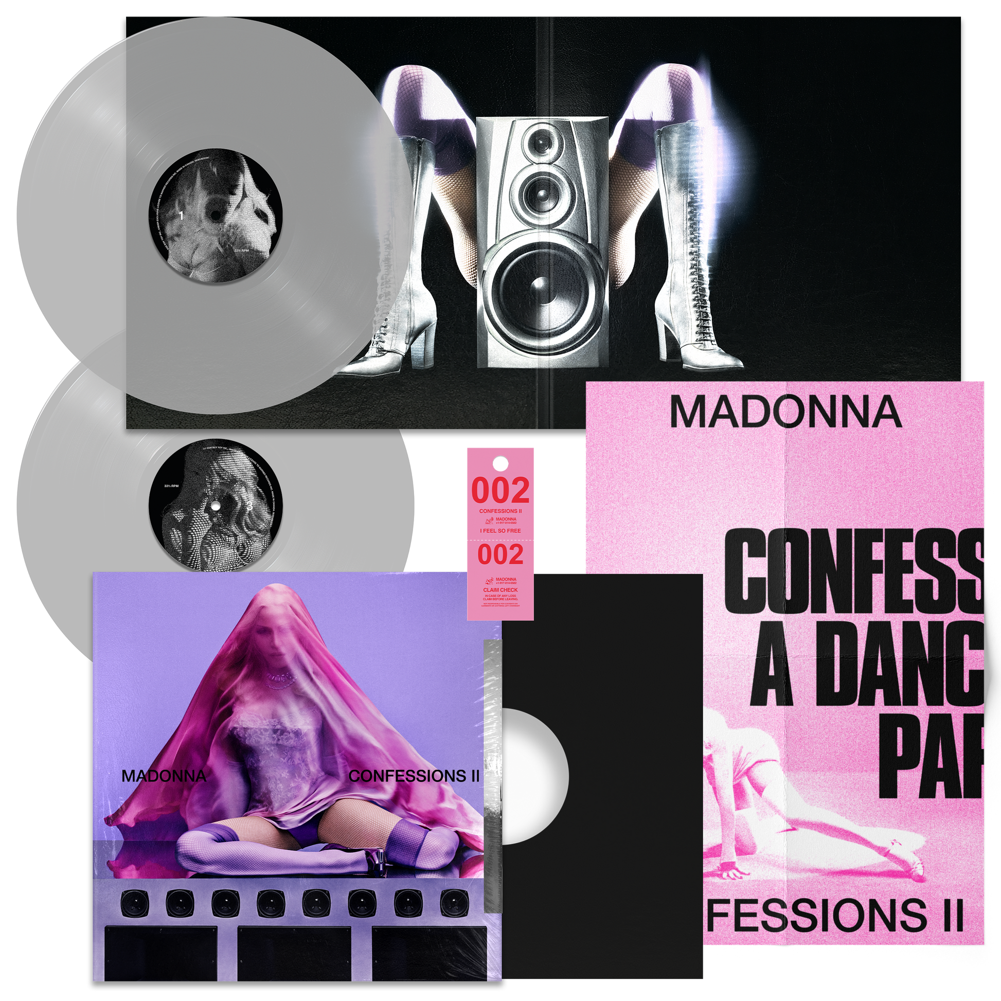 Madonna - EXPANDED D2C NUMBERED 2LP CLEAR Vinyl – Madonna - Boy Madonna - EXPANDED D2C NUMBERED 2LP CLEAR Vinyl – Madonna - Boy