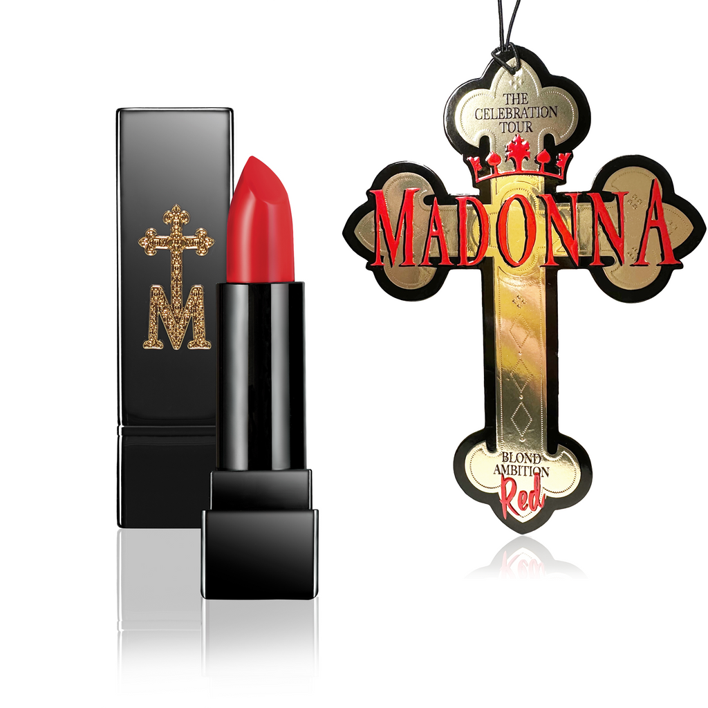 Blond Ambition Matte Lipstick in Iconic Red