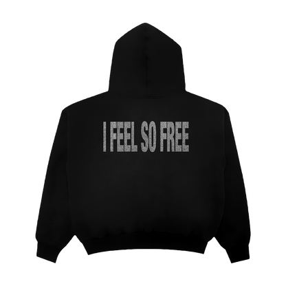 I FEEL SO FREE RHINESTONE HOODIE