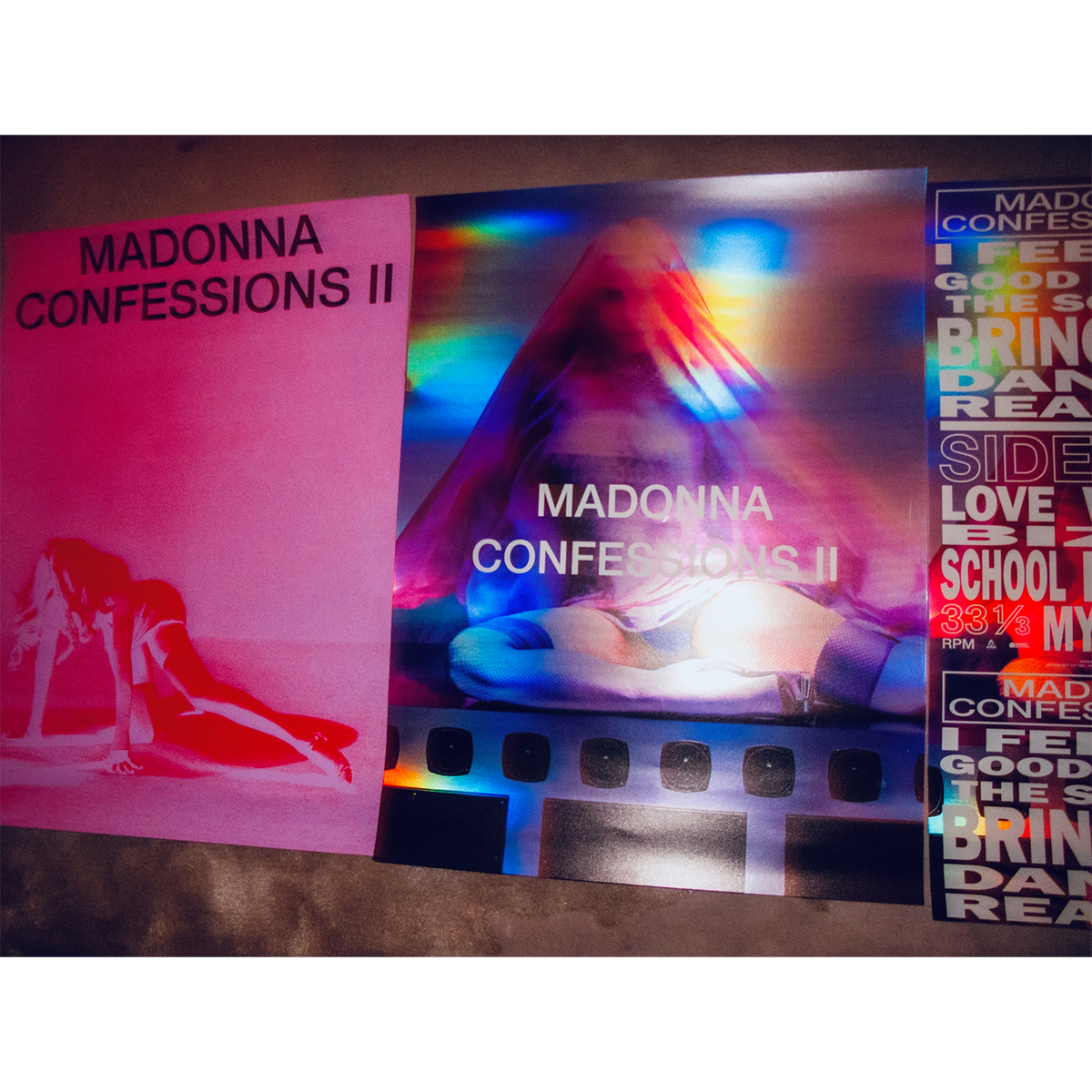 CONFESSIONS II ALBUM COVER HOLOGRAM POSTER