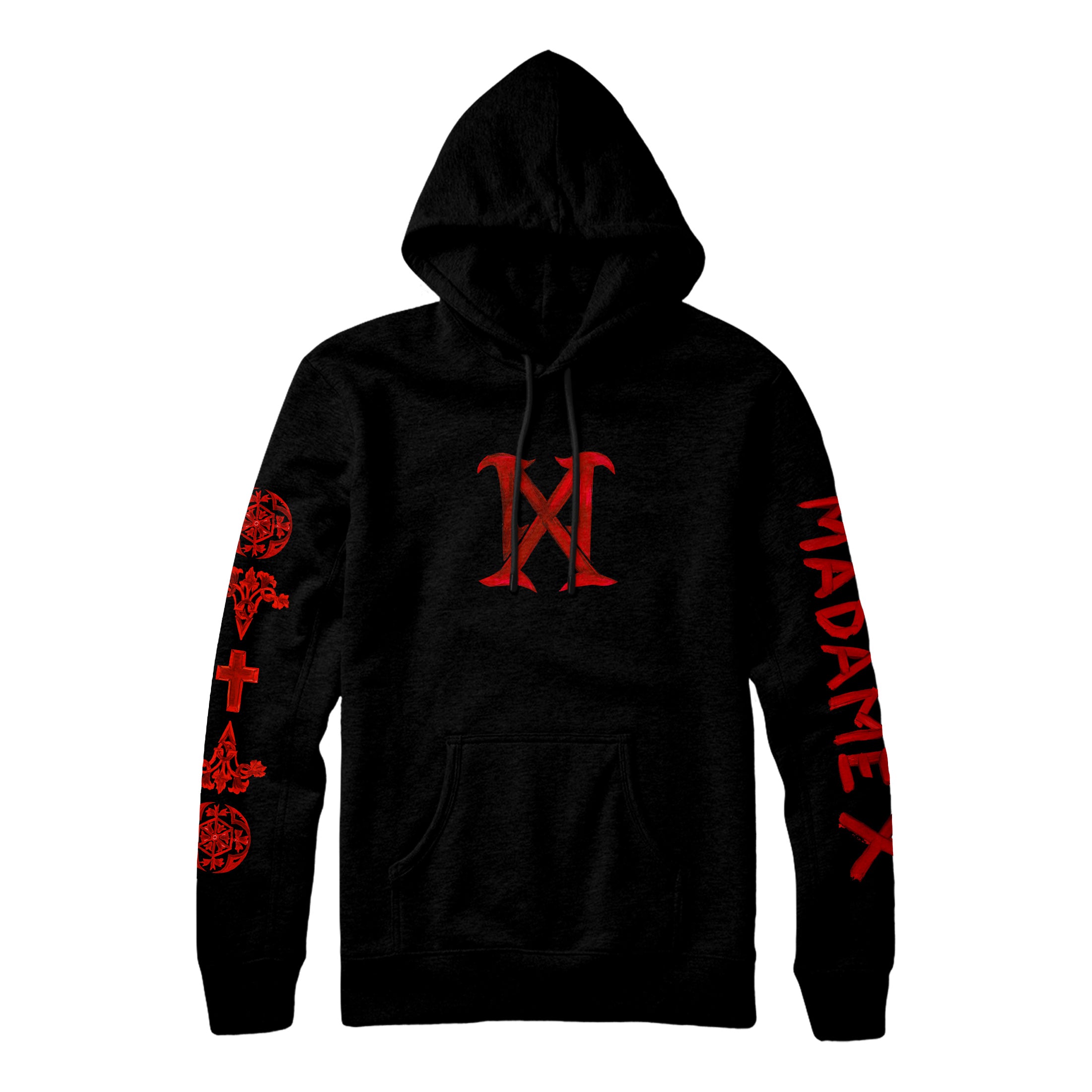 MX Logo Pullover Sweatshirt - Black-Madonna